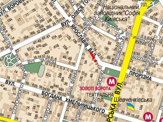 Схема рекламной плоскости по адресу Ярославов Вал ул., 3, в сторону Владимирская ул.