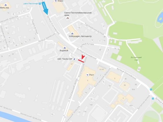 Схема рекламной плоскости по адресу Клочковская ул. - Рогатинский пер., СМ.Рост Схема рекламной плоскости по адресу Клочковская ул. - Рогатинский пер., СМ.Рост