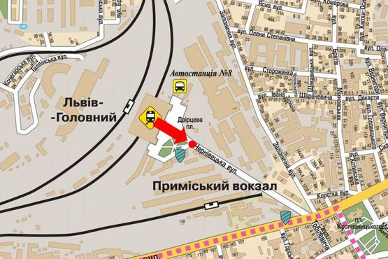 Схема рекламной плоскости по адресу Черновицкая ул., разделитель, в центр Схема рекламной плоскости по адресу Черновицкая ул., разделитель, в центр