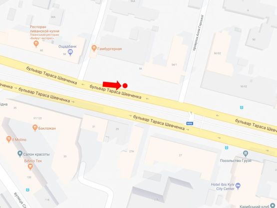 Схема рекламной плоскости по адресу Шевченко бул., 56, в сторону Крещатика ул. Схема рекламной плоскости по адресу Шевченко бул., 56, в сторону Крещатика ул.