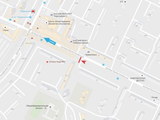 Схема рекламной плоскости по адресу Валентиновская ул., 20, в центр Схема рекламной плоскости по адресу Валентиновская ул., 20, в центр