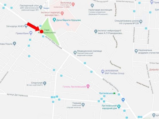 Схема рекламной плоскости по адресу Ильенко ул. (бывш. Мельникова ул.), 20 - ул. Древлянская, на светофоре, в центр Схема рекламной плоскости по адресу Ильенко ул. (бывш. Мельникова ул.), 20 - ул. Древлянская, на светофоре, в центр