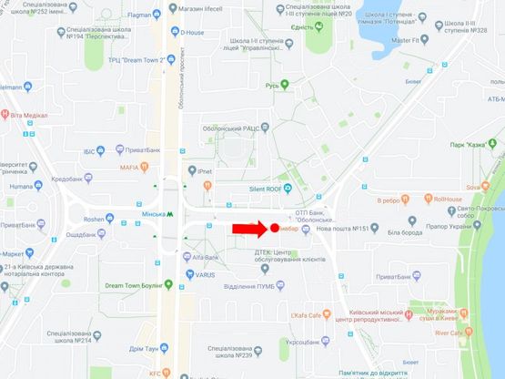 Схема рекламной плоскости по адресу Тимошенко ул. 18, в сторону пр. Героев Сталинграда Схема рекламной плоскости по адресу Тимошенко ул. 18, в сторону пр. Героев Сталинграда