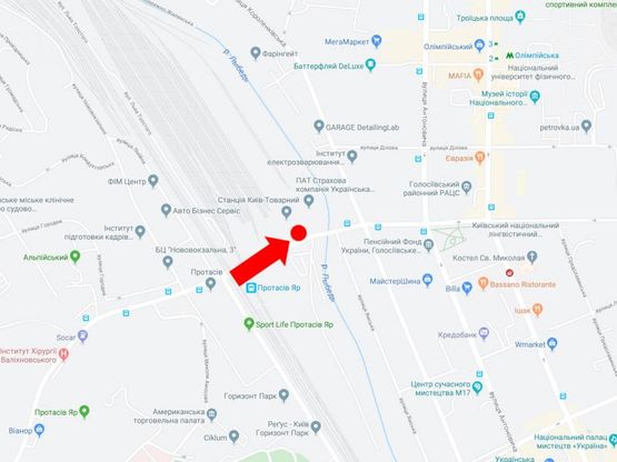 Схема рекламної площини за адресою Федорова ул., 32 - ул. Ямская, в сторону ул. Антоновича (бывш. Горького) Схема рекламної площини за адресою Федорова ул., 32 - ул. Ямская, в сторону ул. Антоновича (бывш. Горького)