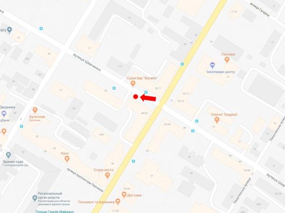 Схема рекламной плоскости по адресу Шевченко ул. / Б. Перспективная ул. (бывш. Маркса ул.), 32/34, возле магазина "Люкс" Схема рекламной плоскости по адресу Шевченко ул. / Б. Перспективная ул. (бывш. Маркса ул.), 32/34, возле магазина "Люкс"