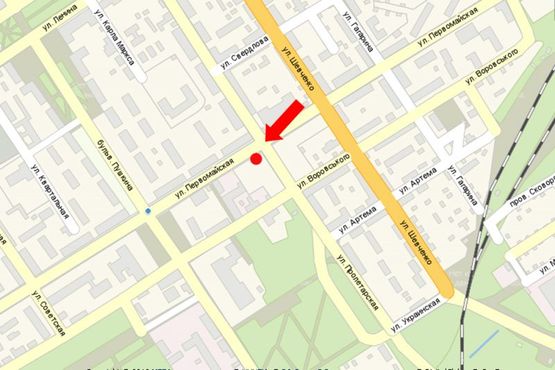 Схема рекламной плоскости по адресу Первомайская ул. / ул. Пролетарская, возле супермаркетов "АТБ", "Технополис" Схема рекламной плоскости по адресу Первомайская ул. / ул. Пролетарская, возле супермаркетов "АТБ", "Технополис"