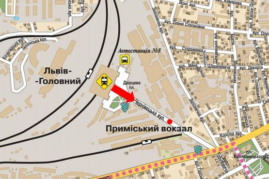 Схема рекламной плоскости по адресу Черновицкая ул., разделитель, в центр Схема рекламной плоскости по адресу Черновицкая ул., разделитель, в центр