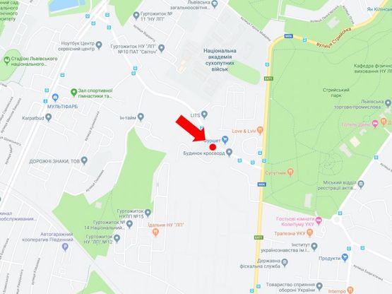 Схема рекламной плоскости по адресу Сахарова ул., 80, напротив супермаркетов "Фуршет", JYSK, в сторону ул. Стрыйская Схема рекламной плоскости по адресу Сахарова ул., 80, напротив супермаркетов "Фуршет", JYSK, в сторону ул. Стрыйская