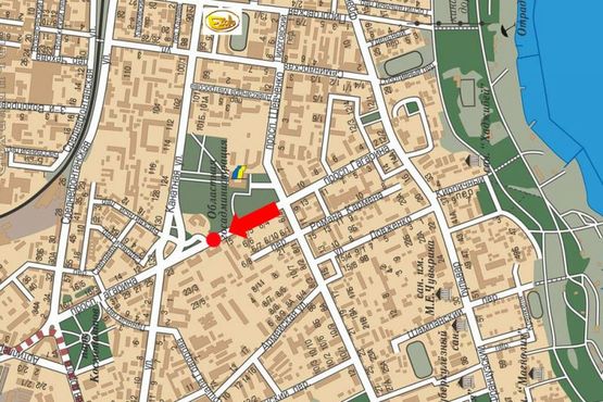 Схема рекламной плоскости по адресу Гагарина пр. / Шевченко пр., разделитель, №2, к Сегедской ул. Схема рекламной плоскости по адресу Гагарина пр. / Шевченко пр., разделитель, №2, к Сегедской ул.