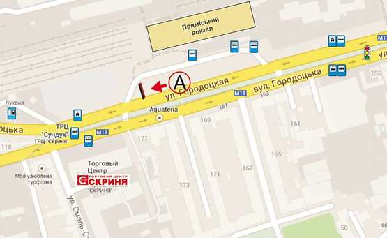Схема рекламної площини за адресою Городоцька К1 ( приміський вокзал, напроти привокзальний ринок ст. А нижній№2 ) Схема рекламної площини за адресою Городоцька К1 ( приміський вокзал, напроти привокзальний ринок ст. А нижній№2 )