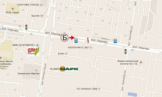 Схема рекламной плоскости по адресу Наукова, 16 (від клубу Мі100 до вул. Стрийської) Схема рекламной плоскости по адресу Наукова, 16 (від клубу Мі100 до вул. Стрийської)