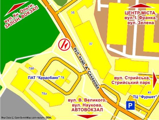 Схема рекламної площини за адресою вул. Сахарова (парна сторона, навпроти буд. 37), розмір 2,3 х 3,2 м, скролл Схема рекламної площини за адресою вул. Сахарова (парна сторона, навпроти буд. 37), розмір 2,3 х 3,2 м, скролл