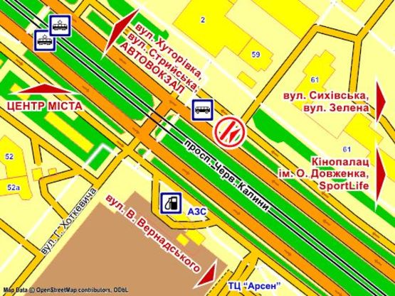 Схема рекламной плоскости по адресу пр. Черв. Калини (навпроти буд. 61, біля зупинки ), місце 2, розмір 2,3 х 3,2 м, скролл Схема рекламной плоскости по адресу пр. Черв. Калини (навпроти буд. 61, біля зупинки ), місце 2, розмір 2,3 х 3,2 м, скролл