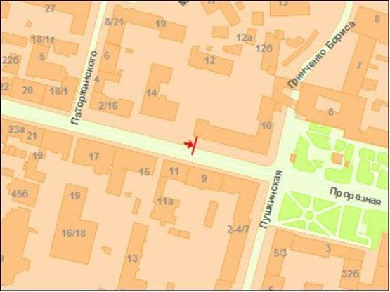 Схема рекламной плоскости по адресу Прорезная ул. 10 (3) Схема рекламной плоскости по адресу Прорезная ул. 10 (3)