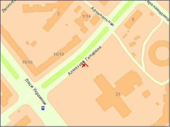 Схема рекламной плоскости по адресу Алмазова ул. 9 (1) Схема рекламной плоскости по адресу Алмазова ул. 9 (1)