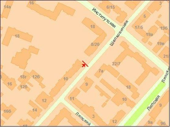 Схема рекламної площини за адресою Шелковичная ул. 10 (2) Схема рекламної площини за адресою Шелковичная ул. 10 (2)