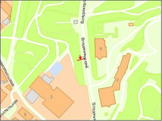 Схема рекламной плоскости по адресу Владимирский спуск 4 (1) Схема рекламной плоскости по адресу Владимирский спуск 4 (1)