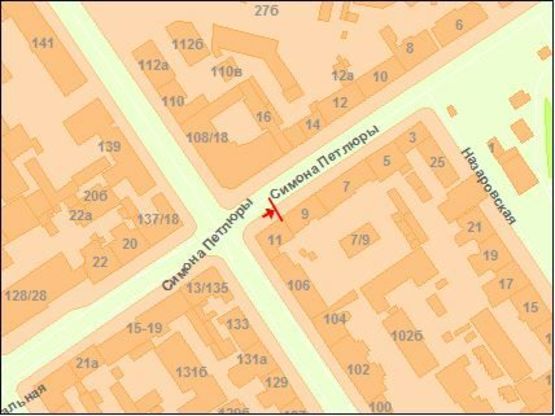 Схема рекламной плоскости по адресу Семена Петлюры ул., 7-9 (2) Схема рекламной плоскости по адресу Семена Петлюры ул., 7-9 (2)