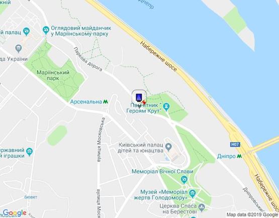 Схема рекламной плоскости по адресу Парковая дорога 10 Схема рекламной плоскости по адресу Парковая дорога 10