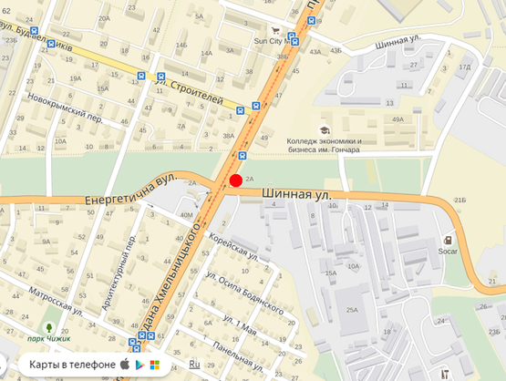 Схема рекламної площини за адресою Перехрестя Пр.б.хмельницького - Вул.шинна Схема рекламної площини за адресою Перехрестя Пр.б.хмельницького - Вул.шинна