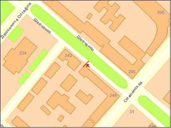 Схема рекламной плоскости по адресу Шевченко бул. 244 !!! Размер 1.22х1.84 м !!! Схема рекламной плоскости по адресу Шевченко бул. 244 !!! Размер 1.22х1.84 м !!!