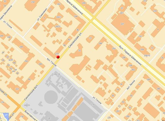 Схема рекламной плоскости по адресу Смилянская ул. / Гоголя ул. 279 !!! Размер 1.22х1.84 м !!! Схема рекламной плоскости по адресу Смилянская ул. / Гоголя ул. 279 !!! Размер 1.22х1.84 м !!!