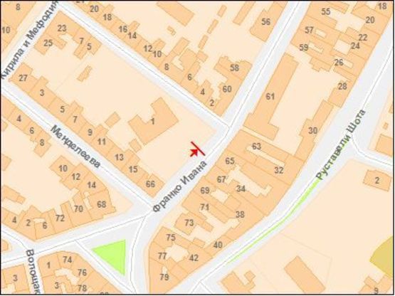 Схема рекламної площини за адресою Франко Ивана ул. 66 (1) Схема рекламної площини за адресою Франко Ивана ул. 66 (1)