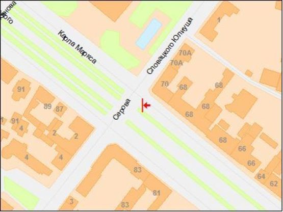 Схема рекламной плоскости по адресу пр.К.Маркса - ул.Серова, по пр.К.Маркса, скроллер 3,14х2,32 Схема рекламной плоскости по адресу пр.К.Маркса - ул.Серова, по пр.К.Маркса, скроллер 3,14х2,32