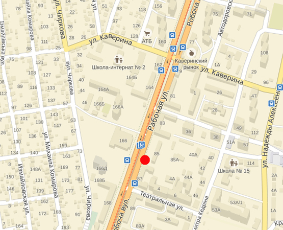 Схема рекламной плоскости по адресу Вул. Робоча, Напроти Бк Машинобудівників Схема рекламной плоскости по адресу Вул. Робоча, Напроти Бк Машинобудівників