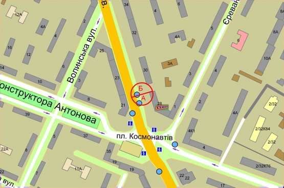 Схема рекламной плоскости по адресу Чоколівский бульвар, 28/1 (за зуп.г.т. пл. Космонавтів) біля супермаркету "Сільпо" Схема рекламной плоскости по адресу Чоколівский бульвар, 28/1 (за зуп.г.т. пл. Космонавтів) біля супермаркету "Сільпо"