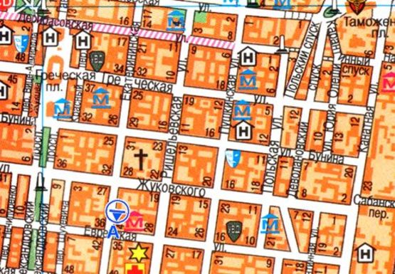 Схема рекламной плоскости по адресу Екатерининская ул. 37 Схема рекламной плоскости по адресу Екатерининская ул. 37