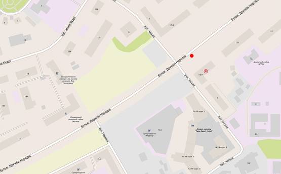 Схема рекламной плоскости по адресу Дружбы Народов 18/7 к Патона Схема рекламной плоскости по адресу Дружбы Народов 18/7 к Патона