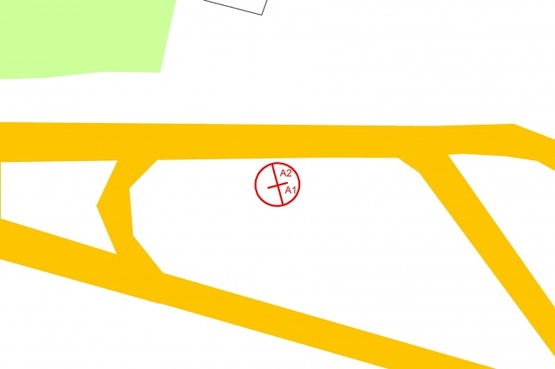 Схема рекламної площини за адресою Аэропорт "Борисполь" (развязка), по ходу в  Киев, (правый)