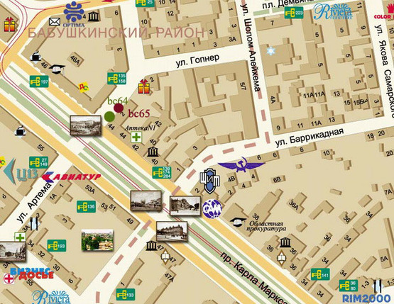 Схема рекламної площини за адресою Вул.харківська, 2 (2) - Проспект Дмитра Яворницького, Бутік Мотиви Схема рекламної площини за адресою Вул.харківська, 2 (2) - Проспект Дмитра Яворницького, Бутік Мотиви