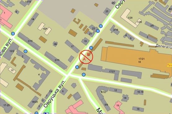 Схема рекламної площини за адресою Овручская, 17(3х4) Схема рекламної площини за адресою Овручская, 17(3х4)