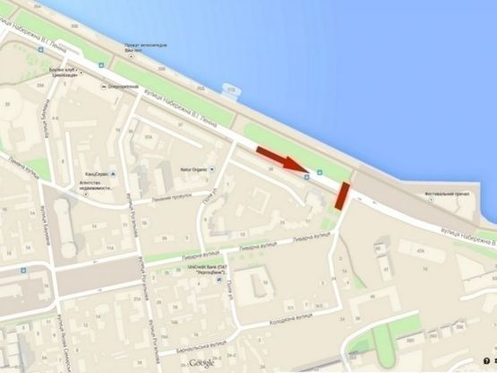 Схема рекламної площини за адресою вул. Січеславська Набережна – вул. Ливарна /ул. Наб. Ленина – ул. Литейная, Фестивальный причал,поток от ТЦ Мост Сити, Цирк Схема рекламної площини за адресою вул. Січеславська Набережна – вул. Ливарна /ул. Наб. Ленина – ул. Литейная, Фестивальный причал,поток от ТЦ Мост Сити, Цирк