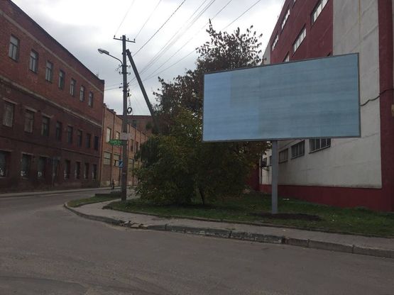 Схема рекламной плоскости по адресу вул. Кн. Ольги 37 Схема рекламной плоскости по адресу вул. Кн. Ольги 37