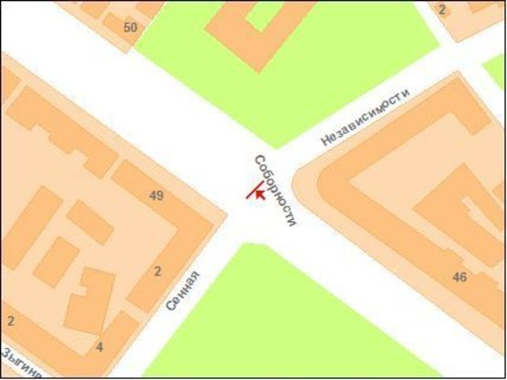 Схема рекламной плоскости по адресу Кооп.універ.(з центру) Схема рекламной плоскости по адресу Кооп.універ.(з центру)