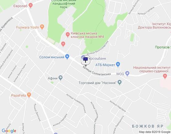 Схема рекламної площини за адресою Соломянська 25/Приват банк/напр.на Соломянську пл.,Воздухофлотський пр-т (А2) СКРОЛЕР Схема рекламної площини за адресою Соломянська 25/Приват банк/напр.на Соломянську пл.,Воздухофлотський пр-т (А2) СКРОЛЕР