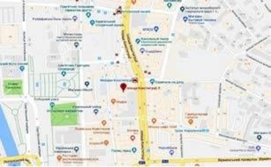 Схема рекламної площини за адресою ул. Конституции, 9 Схема рекламної площини за адресою ул. Конституции, 9