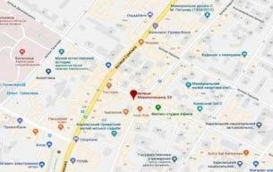 Схема рекламної площини за адресою ул. Мироносицкая, 53 Схема рекламної площини за адресою ул. Мироносицкая, 53