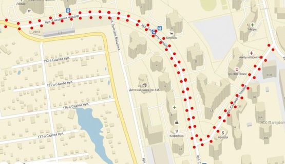 Схема рекламної площини за адресою ул. Е.Чавдар Схема рекламної площини за адресою ул. Е.Чавдар