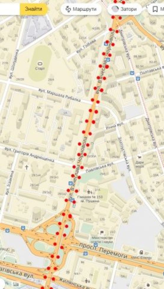 Схема рекламной плоскости по адресу ул. В.Чорновола Схема рекламной плоскости по адресу ул. В.Чорновола