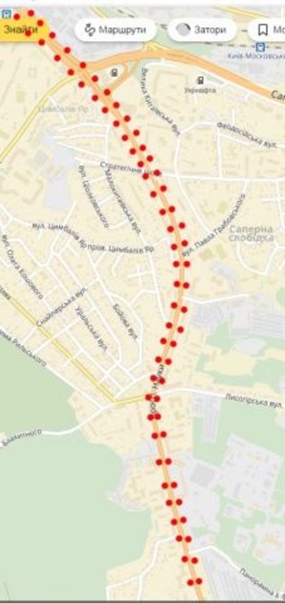 Схема рекламної площини за адресою проспект Науки Схема рекламної площини за адресою проспект Науки