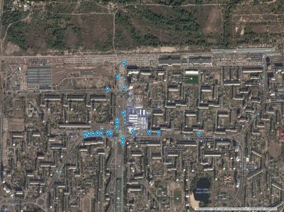 Схема рекламної площини за адресою пр-т. Оболонский Схема рекламної площини за адресою пр-т. Оболонский