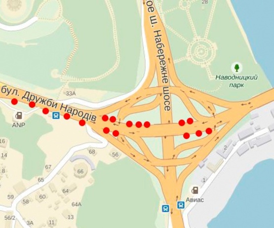 Схема рекламной плоскости по адресу Пл. ГВОВ - заезд на мост Патона Схема рекламной плоскости по адресу Пл. ГВОВ - заезд на мост Патона