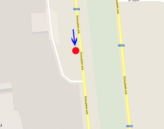 Схема рекламной плоскости по адресу ул. Б. Окружная / напр. магазина "ФОРУМ" (верхний)