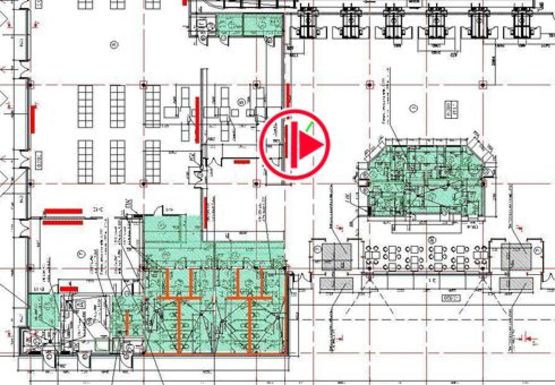 Схема рекламной плоскости по адресу Центральный холл (Терминал D)