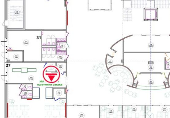 Схема рекламной плоскости по адресу Зал прилета и получения багажа, 1 этаж (Терминал B)
