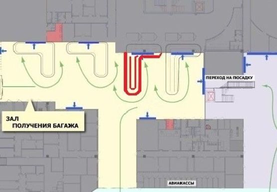 Схема рекламной плоскости по адресу Зона получения багажа (Терминал А) Схема рекламной плоскости по адресу Зона получения багажа (Терминал А)